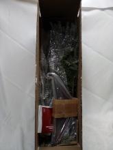 BCP SKY6674 Cordless Coll. LED Sparse Flocked 2-in-1 Prelit Tree- MSRP $149.99