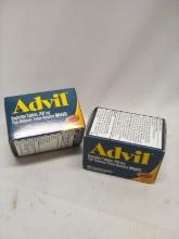 2 Bottles of 24 Advil Ibuprofen 200Mg Caplets, 48 Total