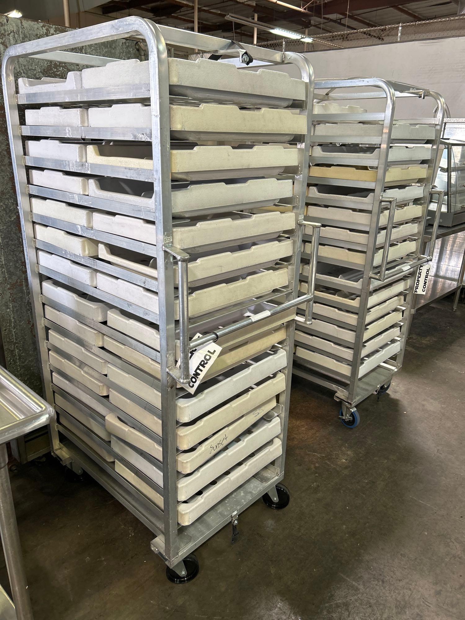 Custom Aluminum Bakery/Food Racks on Casters