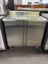 24 in. x 36 in. All Stainless Steel Dish Cabinet with Doors