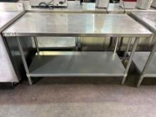 Regency 60 in. x 30 in. Stainless Steel Top Table