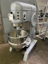 Hobart Mdl. L800 80 qt. Mixer with Hook and New Stainless Steel Bowl