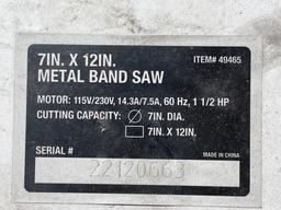 Klutch 7in x 12in Metal Band Saw -B