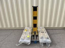 (5)pc UNUSED 14FT Expandable Security Fencing -A