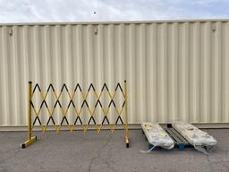 (5)pc UNUSED 14FT Expandable Security Fencing -A