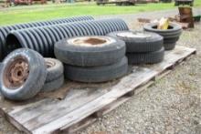 Pallet of Assorted Tires w/rims