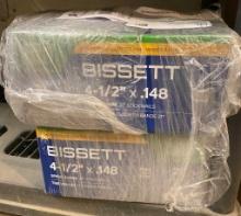 2 BOXES OF 4-1/2 INCH x .148 BISSETT SPIRAL SHANK STICK NAILS