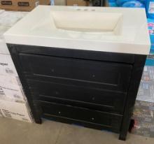 30-1/2 INCH VANITY WITH TOP