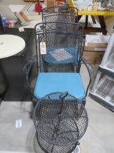 Iron patio set