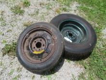 (2) Spare car tires