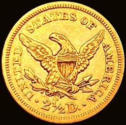 1857-S $2.50 Gold Quarter Eagle UNCIRCULATED