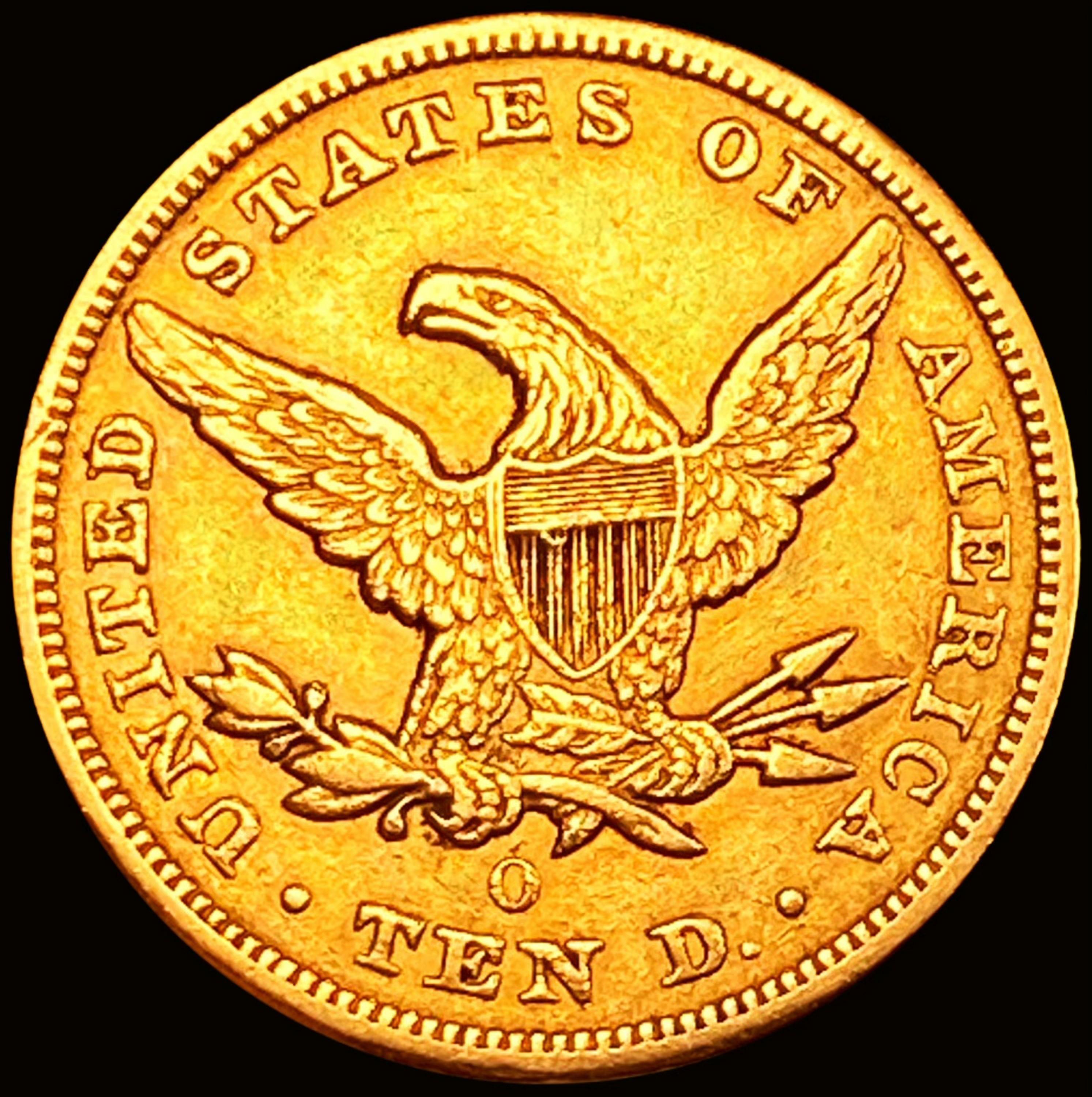 1851-O $10 Gold Eagle CHOICE AU