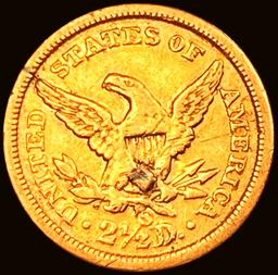 1868-S $2.50 Gold Quarter Eagle CHOICE AU