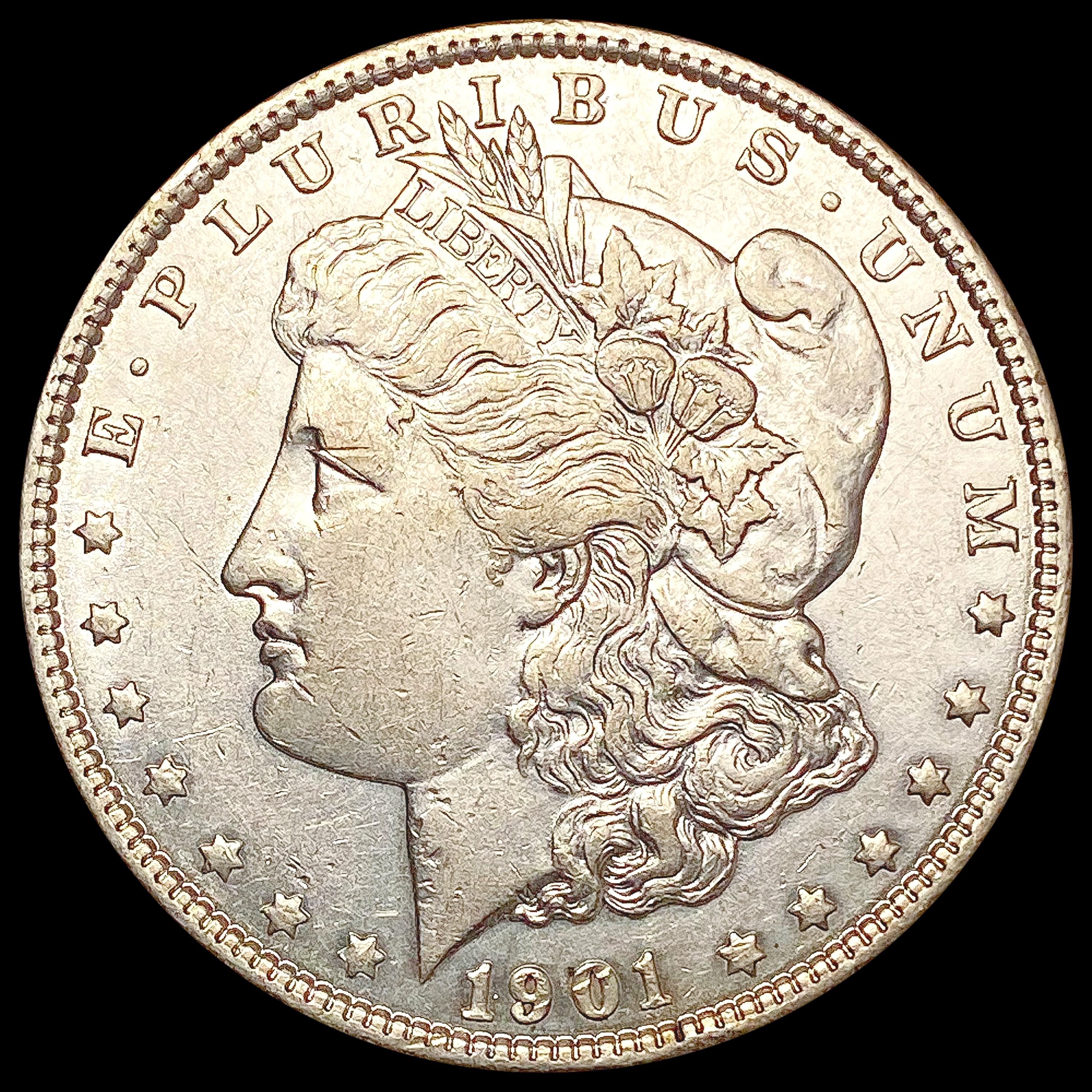 1901 Morgan Silver Dollar CLOSELY UNCIRCULATED