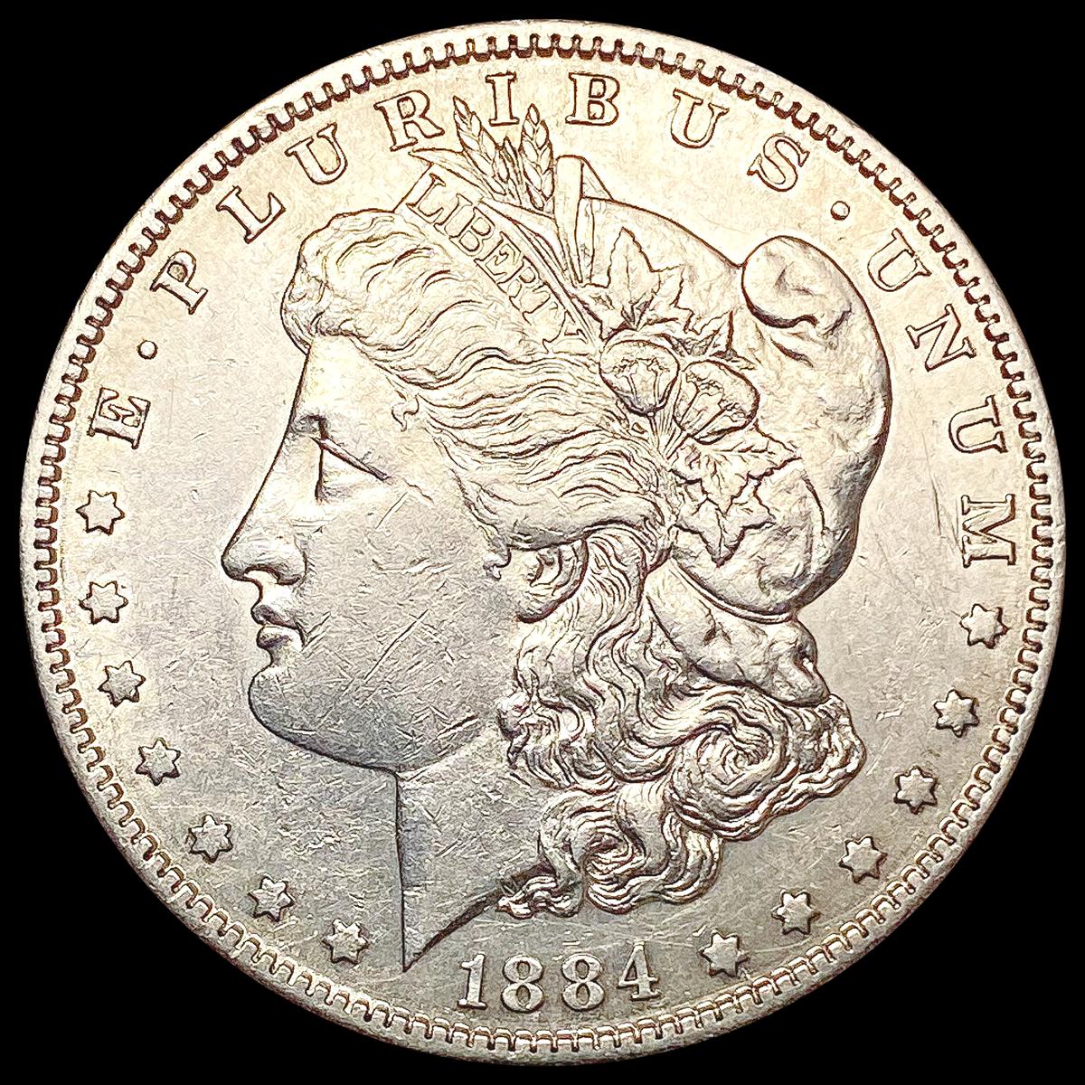 1884-S Morgan Silver Dollar CLOSELY UNCIRCULATED