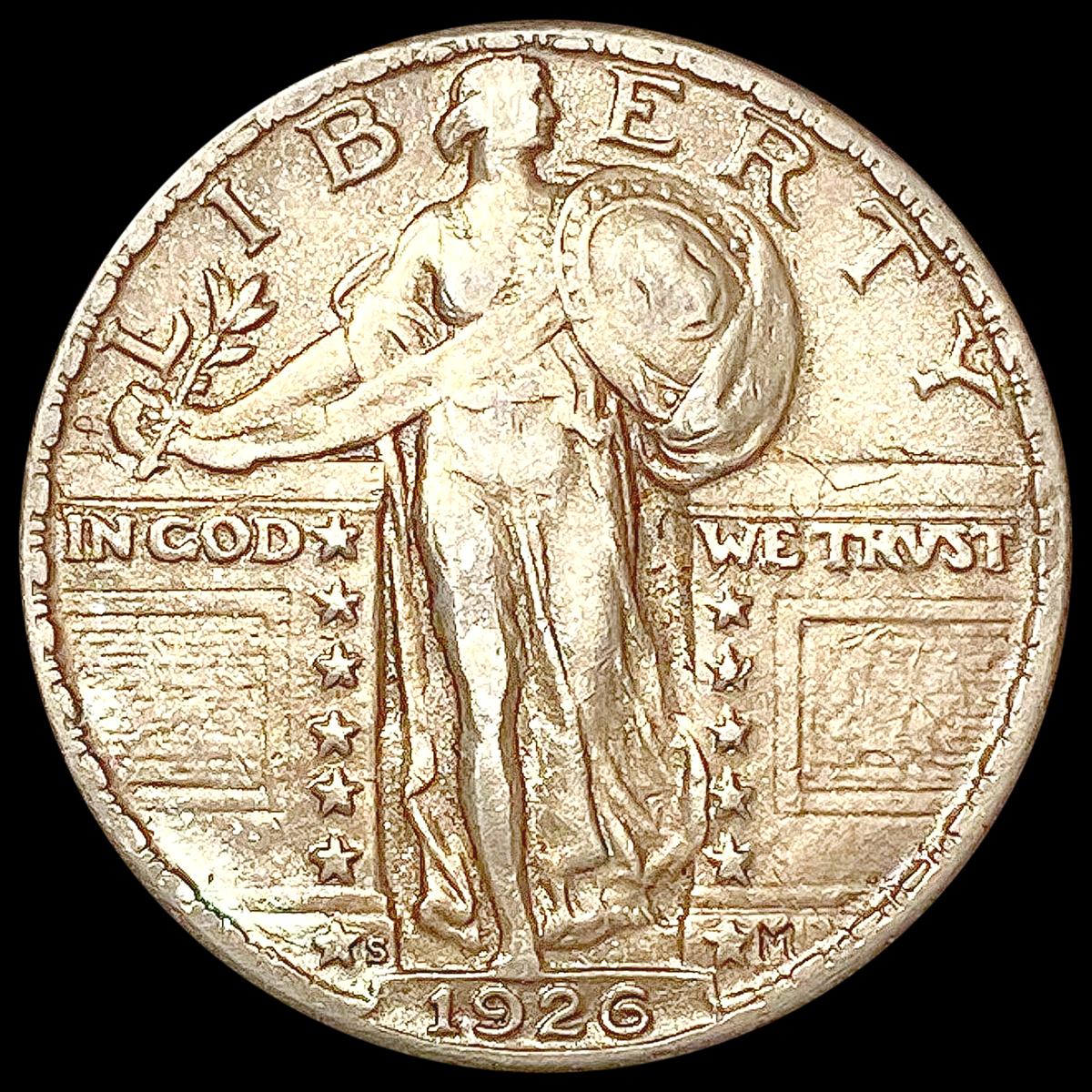 1926-S Standing Liberty Quarter CLOSELY UNCIRCULAT