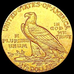 1909 $2.50 Gold Quarter Eagle CLOSELY UNCIRCULATED