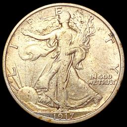 1917 Walking Liberty Half Dollar LIGHTLY CIRCULATE