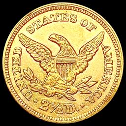 1853 $2.50 Gold Quarter Eagle CLOSELY UNCIRCULATED