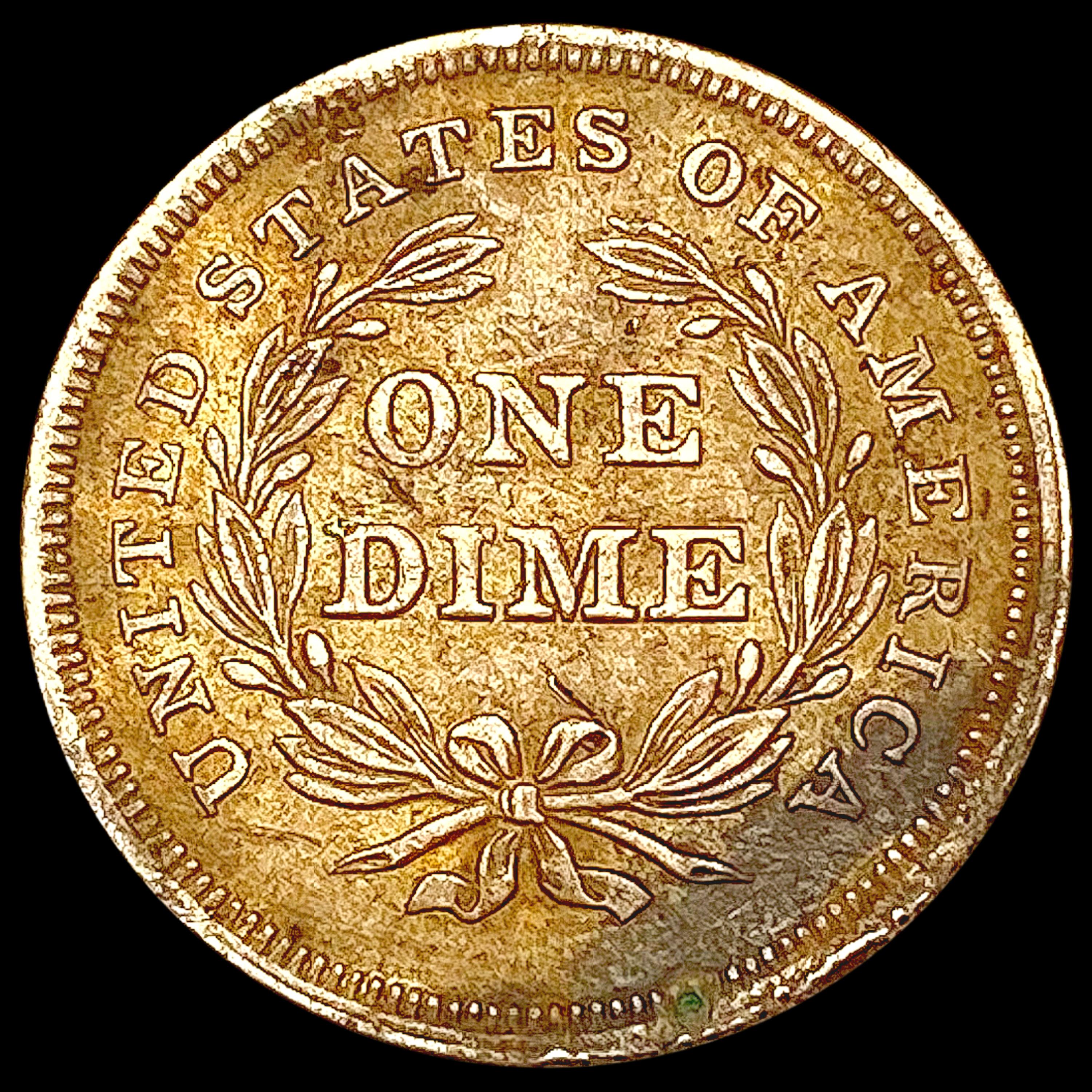 1837 Seated Liberty Dime CLOSELY UNCIRCULATED