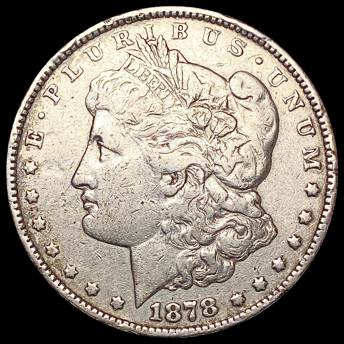 1878-CC Morgan Silver Dollar LIGHTLY CIRCULATED