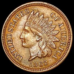 1862 Indian Head Cent CLOSELY UNCIRCULATED