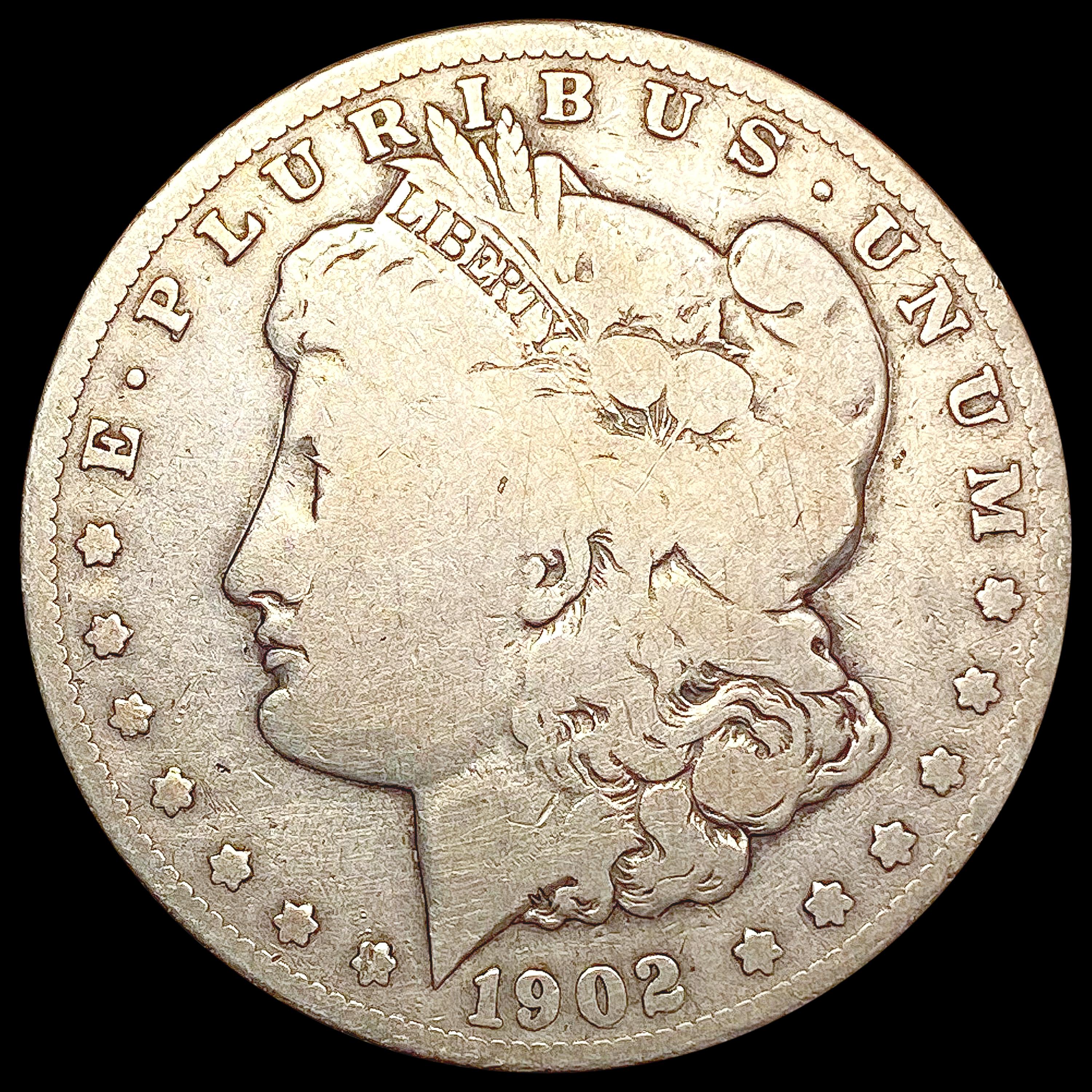 1902-S Morgan Silver Dollar NICELY CIRCULATED