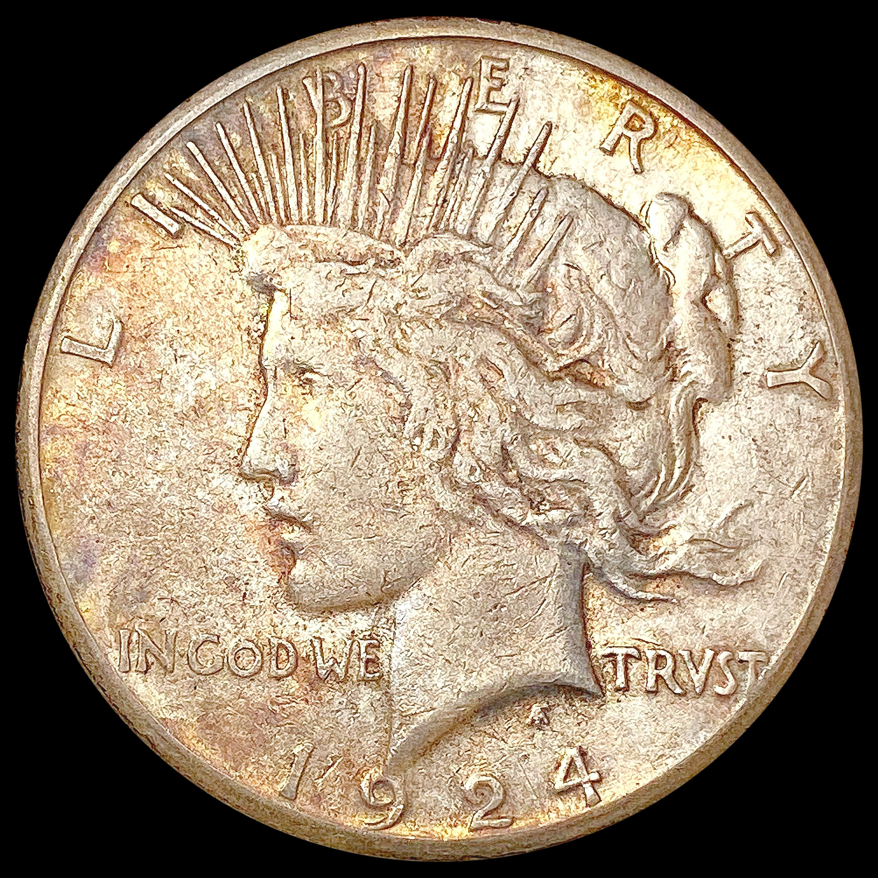 1924-S Silver Peace Dollar LIGHTLY CIRCULATED