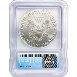 2020-P American Silver Eagle ICG MS70