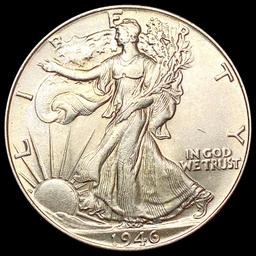 1946 Walking Liberty Half Dollar CHOICE AU