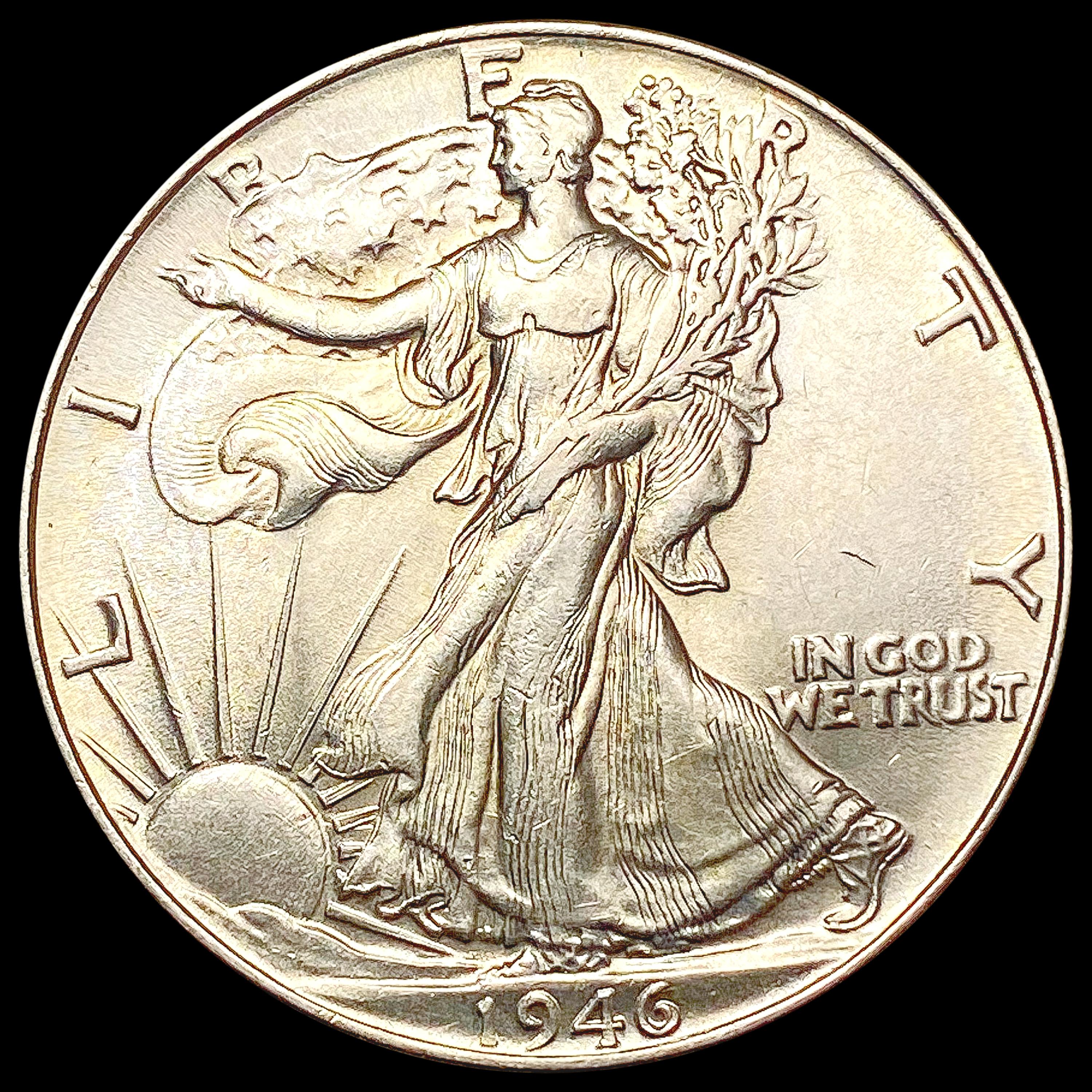 1946 Walking Liberty Half Dollar CHOICE AU