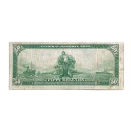 1914 $50 FRN CHICAGO, IL VF