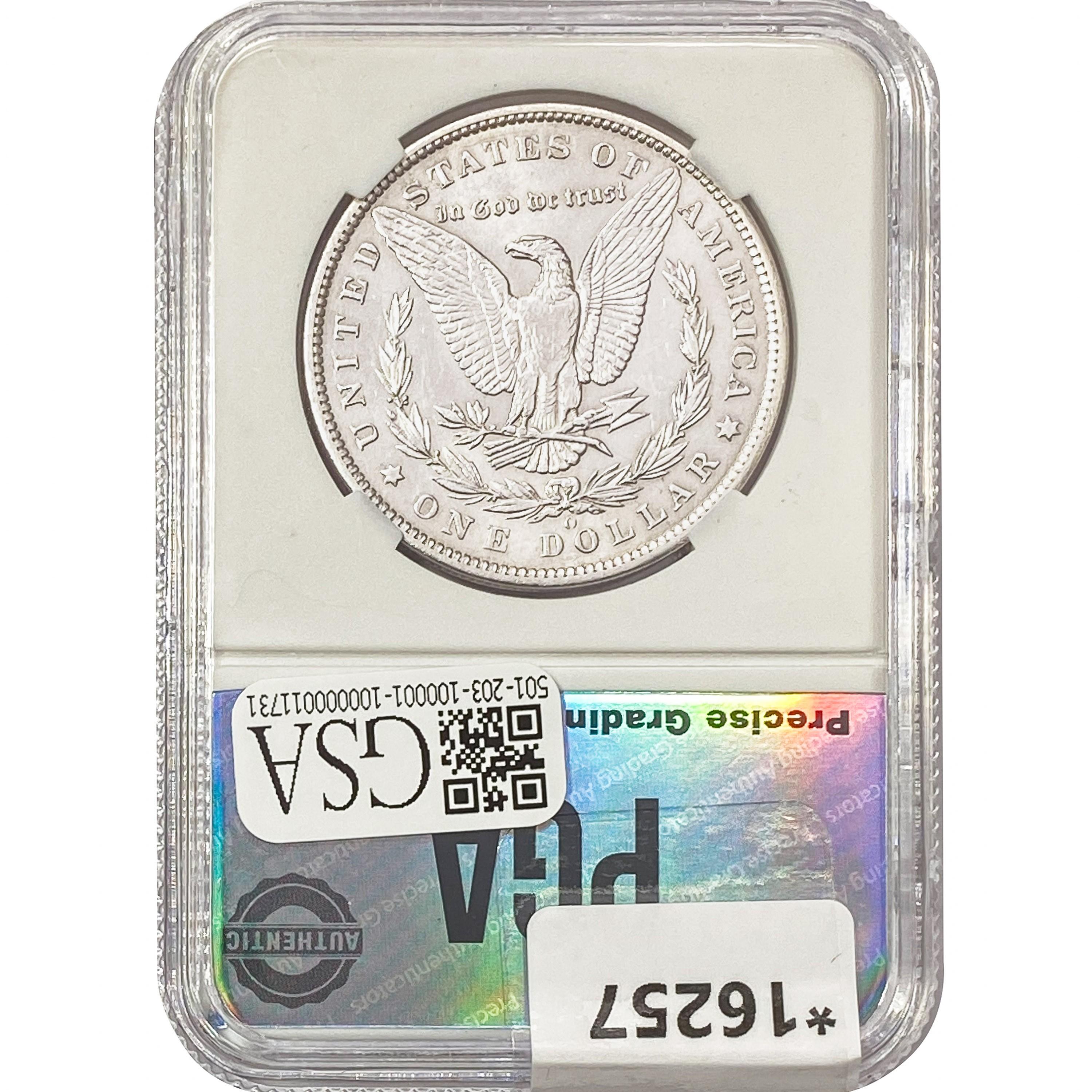 1886-O Morgan Silver Dollar PGA MS62+