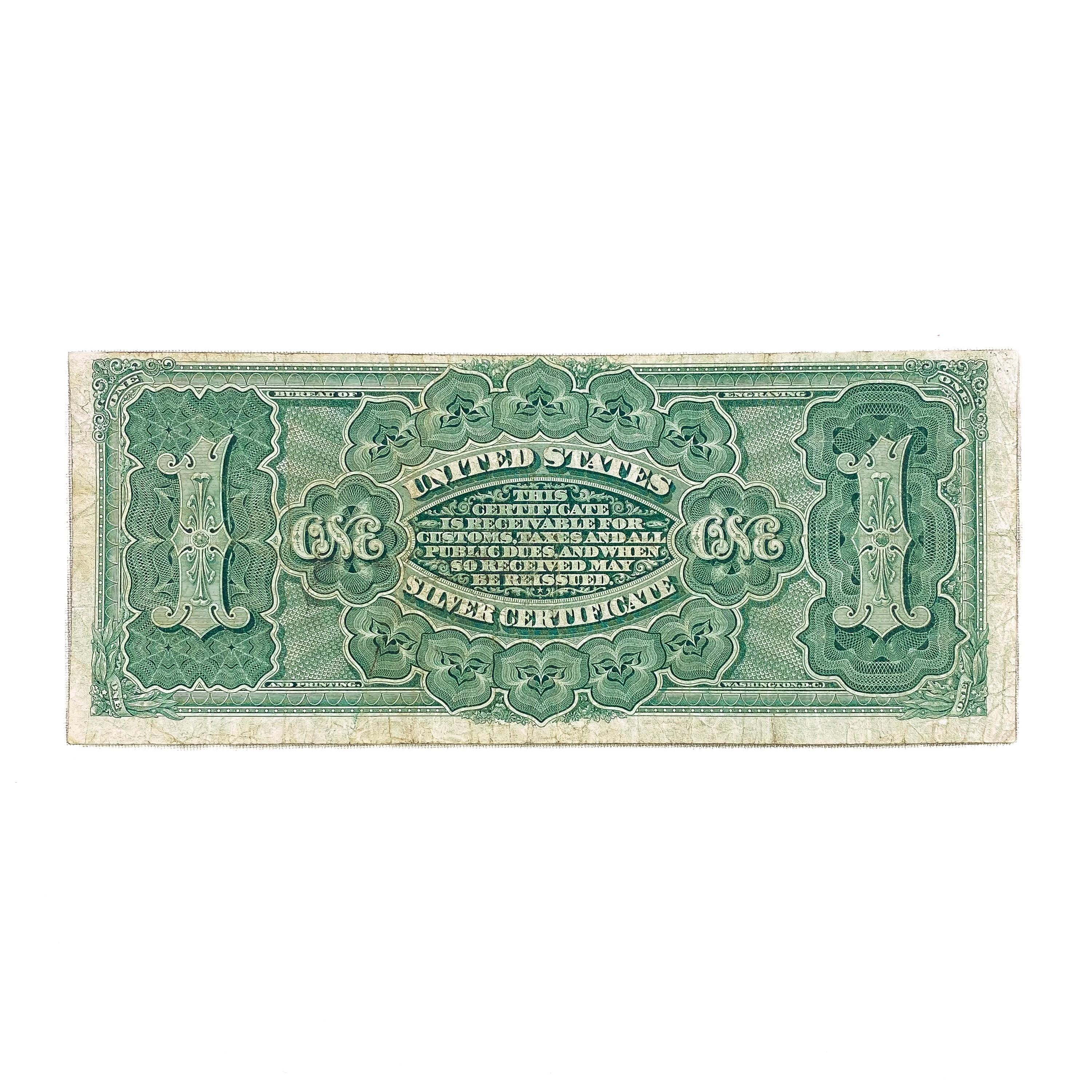 1886 $1 MARTHA SILVER CERT. NOTE VF