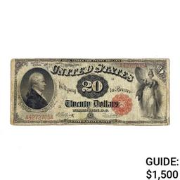 1880 $20 HAMILTON LT UNITED STATES NOTE