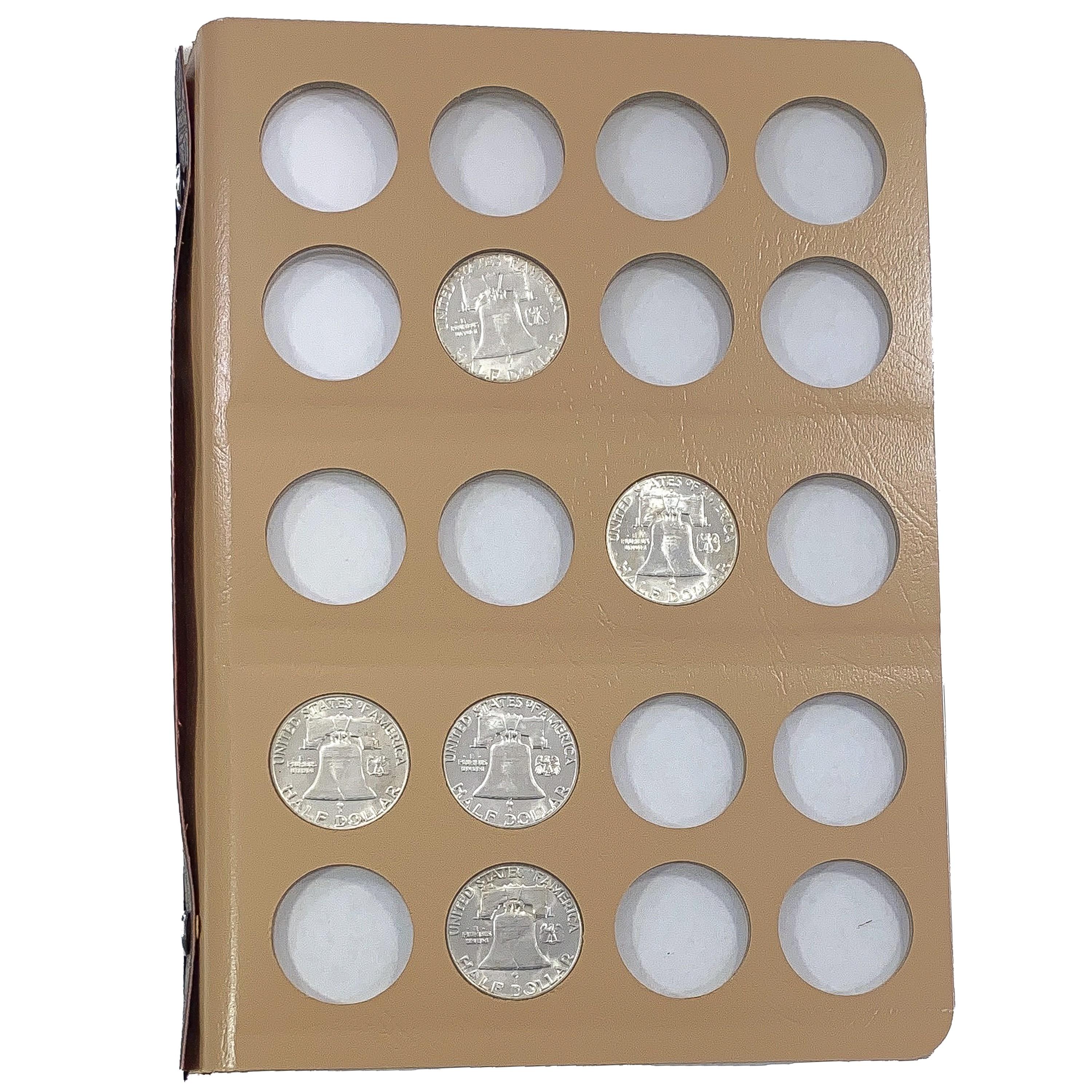 1954-1963 Franklin Half dollar Set [7 Coins]