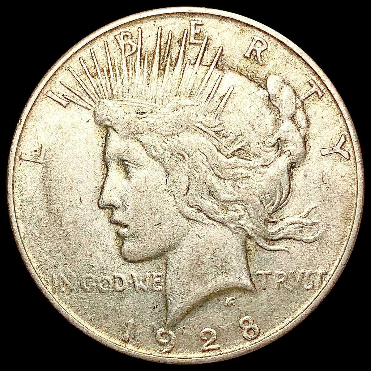 1928-S Silver Peace Dollar CLOSELY UNCIRCULATED