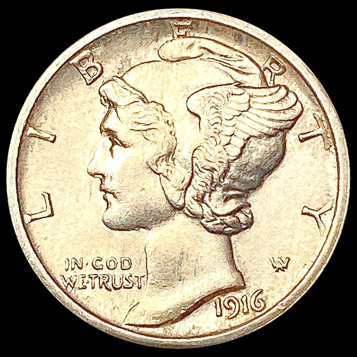 1916-S Mercury Dime CHOICE BU