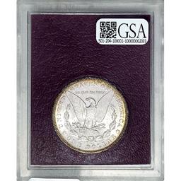 1884-O Morgan Silver Dollar PICC MS65