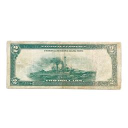 1918 $2 FRBN BOSTON, MA VF
