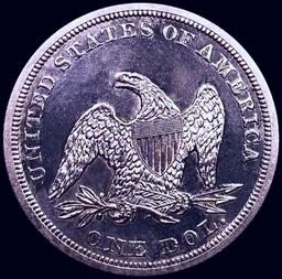 1847 Seated Liberty Dollar CHOICE PROOF CAM