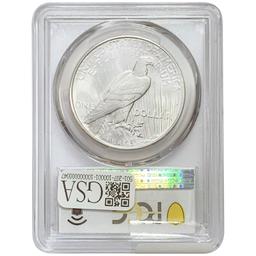 1926-D Silver Peace Dollar PCGS MS65