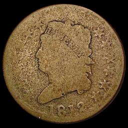 1812 Classic Head Large Cent NICELY CIRCULATED