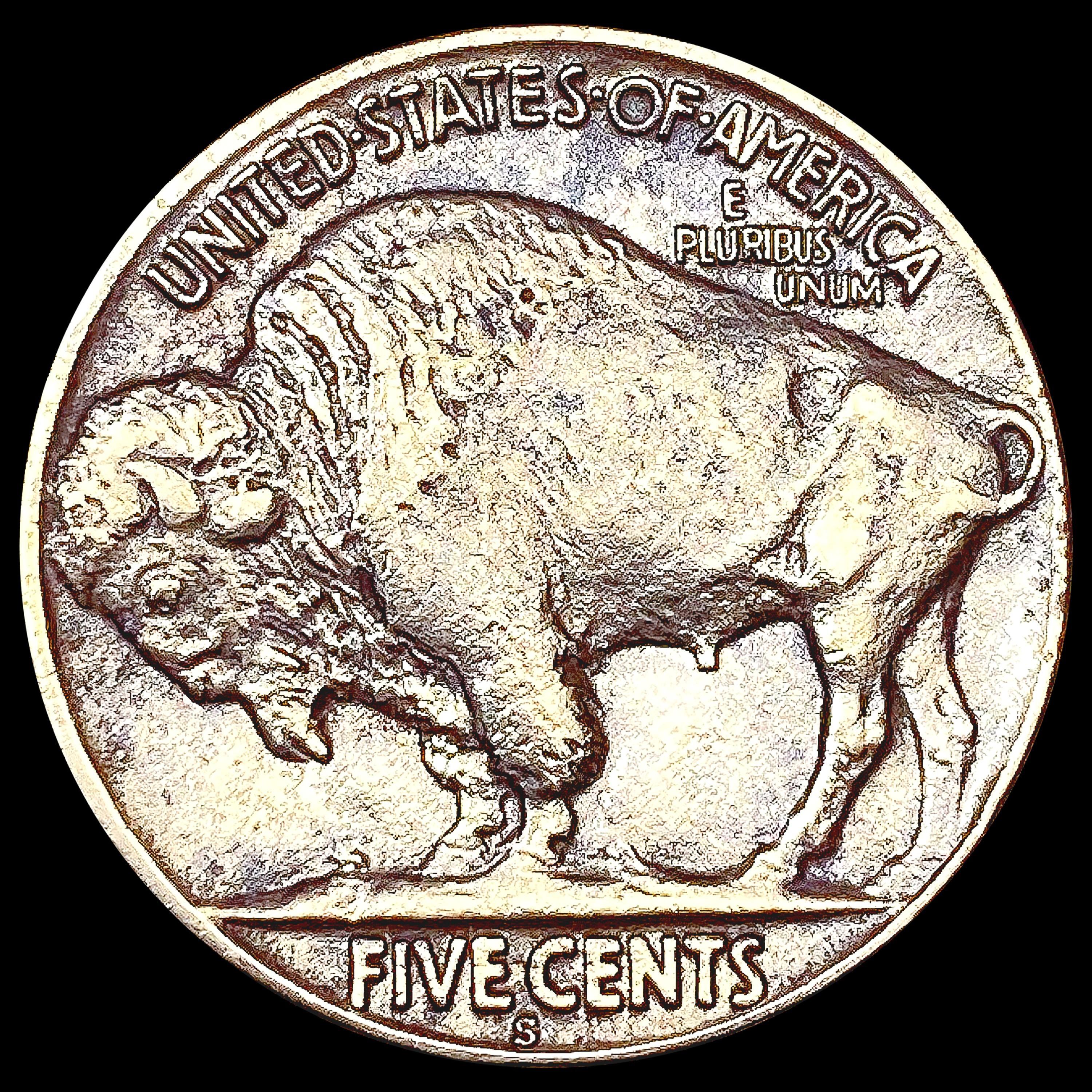 1919-S Buffalo Nickel UNCIRCULATED