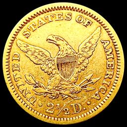 1861 $2.50 Gold Quarter Eagle CLOSELY UNCIRCULATED