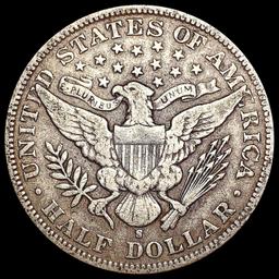 1896-S Barber Half Dollar NICELY CIRCULATED