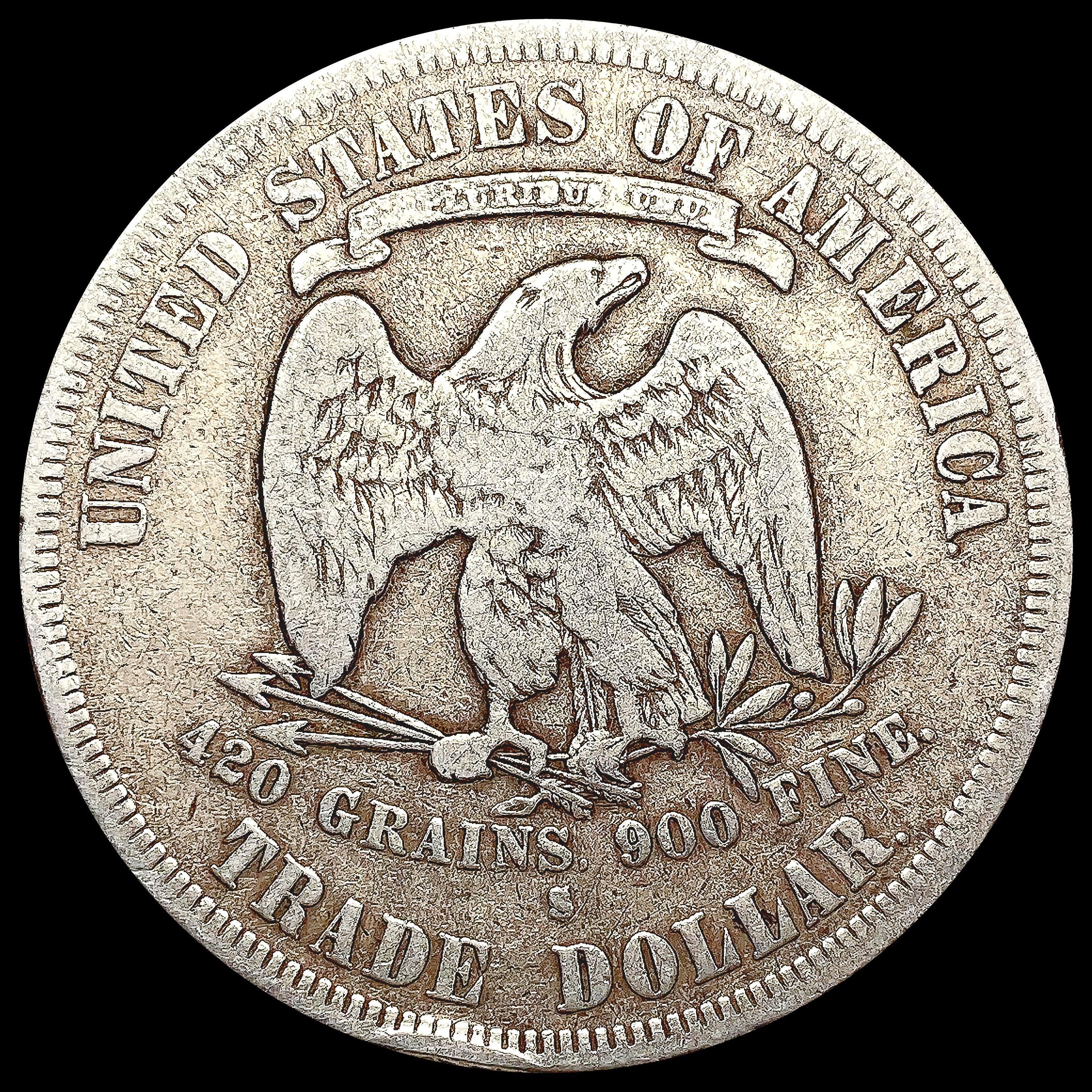 1878-S Silver Trade Dollar LIGHTLY CIRCULATED