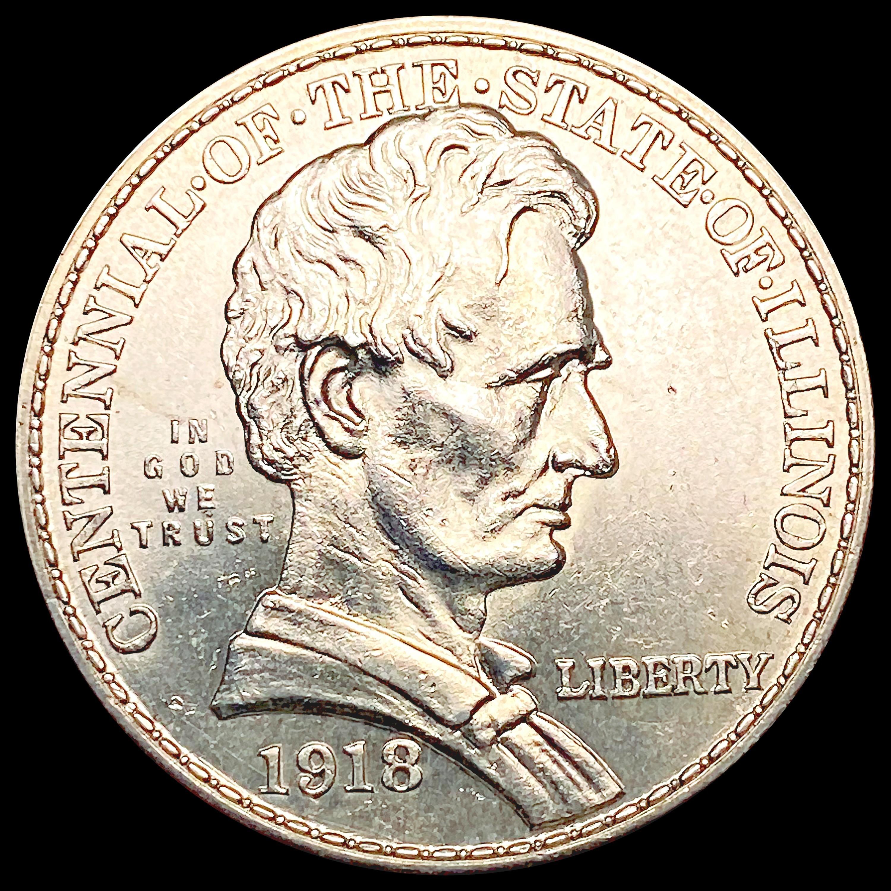 1918 Illinois Half Dollar UNCIRCULATED