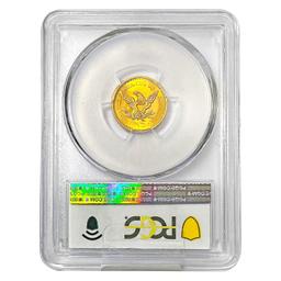 1854 $2.50 Gold Quarter Eagle PCGS MS64