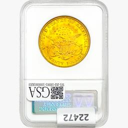 1895 $20 Gold Double Eagle NGC MS61